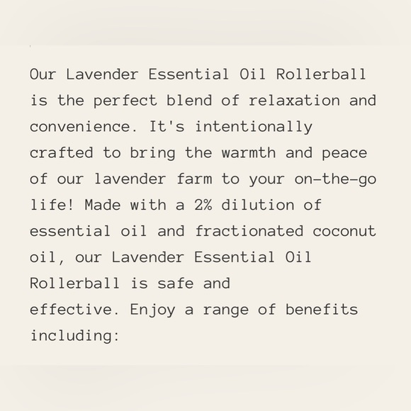 Our Lavender Co. Lavendar Rollerball| size: 10 ml - Picture 4 of 6